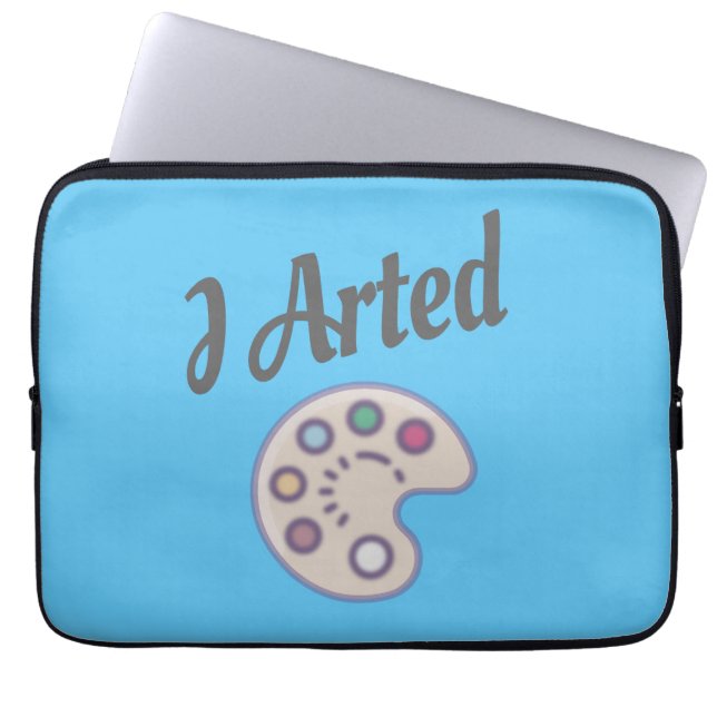 Jag har konst, konstlärare Painter Funny Laptop Fodral (Framsidan)