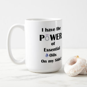 Jag har kraften från Essential Oils på min sida! Kaffemugg