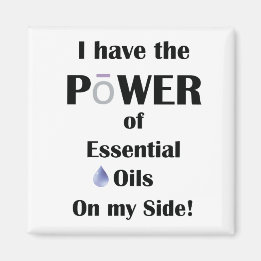 Jag har kraften från Essential Oils på min sida! Magnet
