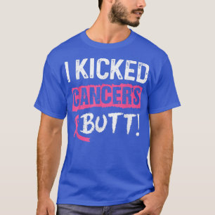 Jag har kräkts cancerns Butt Rosa Ribbon Breast Ca T Shirt