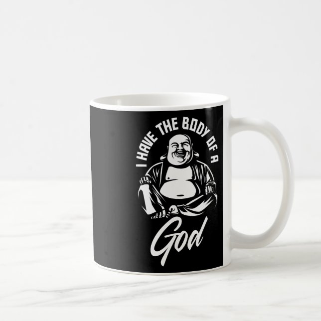 Jag har kroppen av en guds buddha-Tjock kille och Kaffemugg (Höger)