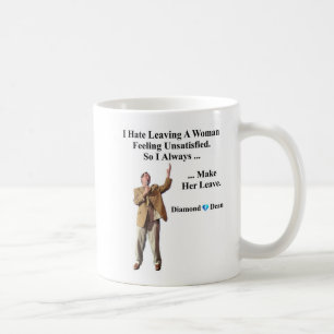 Jag har Lämnat en kvinnlig känsla som inte är nöjd Kaffemugg