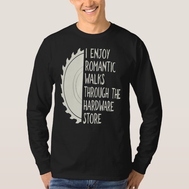 Jag har långa romska rörelser genom maskinvarans S T Shirt (Framsida)