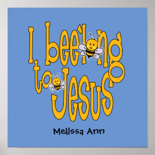 Jag har längtat efter Jesus Blue Poster