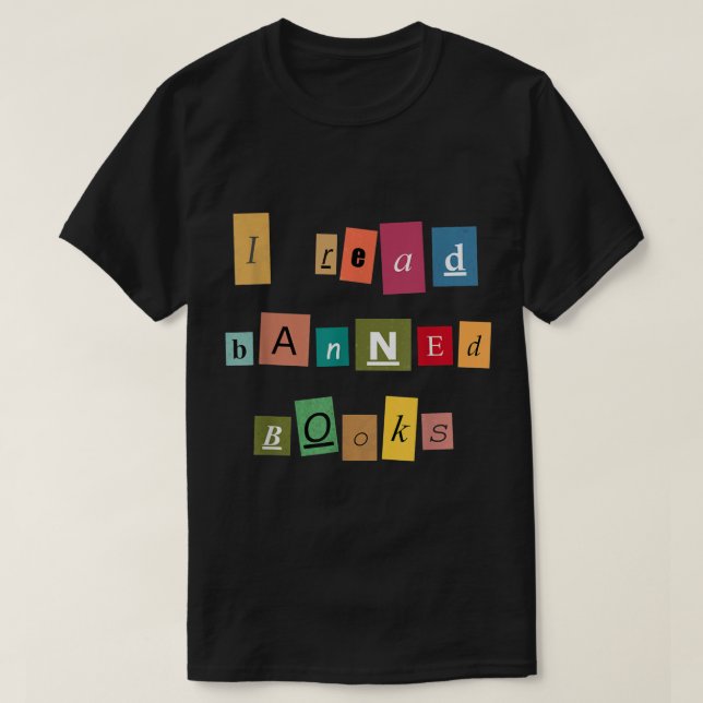 Jag har läst Bannad Bokar - Funny Reader T-Shirt (Design framsida)