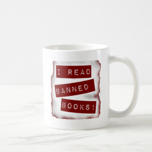 Jag har läst BannBokar Bookworm Motto Roligt Kaffemugg