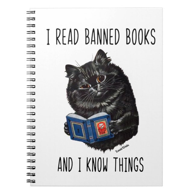 Jag har läst Bokar och jag känner Sak Louis Wain Anteckningsbok (Framsidan)