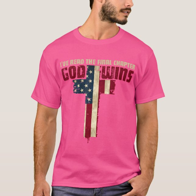 Jag har läst det sista kapitlet Gud vinner T Shirt (Framsida)