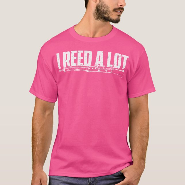 Jag har läst mycket - Clarinetist Clarinet Player  T Shirt (Framsida)