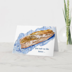 Jag har letat dig Valentine Baguette Helgkort