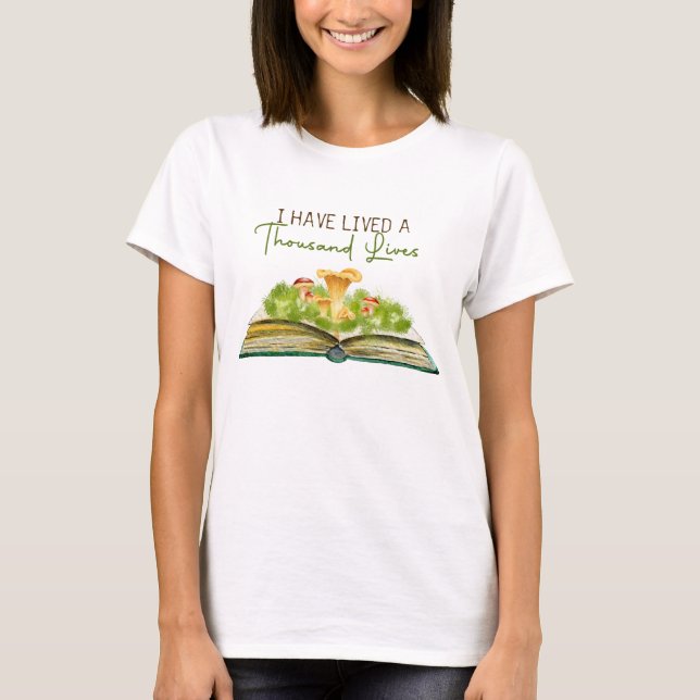 Jag har levt tusen liv t shirt (Framsida)