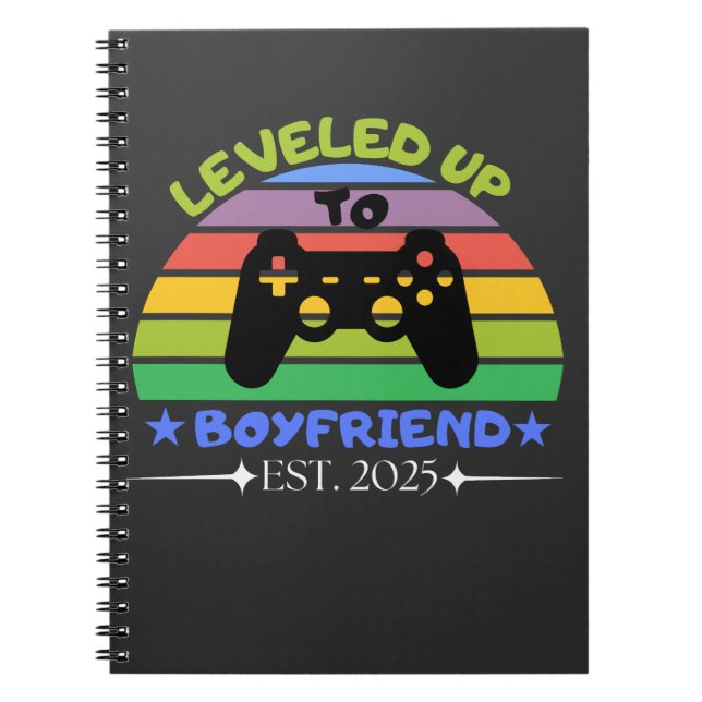 Jag har lotsat till Boykompis Funny Gamer Est. 202 Anteckningsbok (Framsidan)