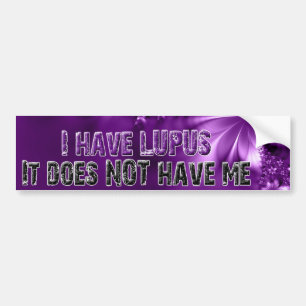 Jag har LUPUS. den har INTE mig bildekalet Bildekal