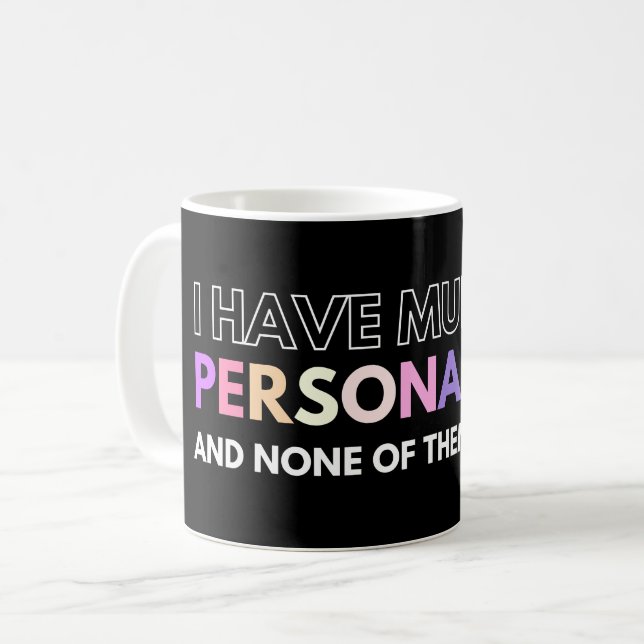 Jag har Många och ingen av dem gillar Kaffemugg (Framsida vänster)