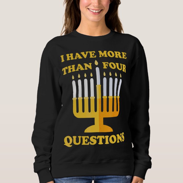 Jag har mer än fyra kvesti. t shirt (Framsida)