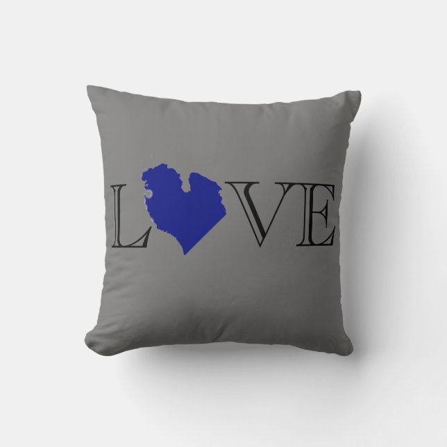 Jag har Michigan, Underbar Sjö-design Kudde (Framsida)