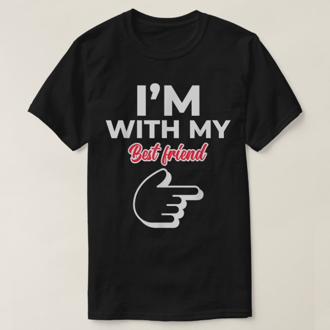 Jag har min bästa vän Par BFF T Shirt (Design framsida)