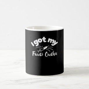 Jag Har min Fauci Ouchie-flotta Pro Vaccination Kaffemugg