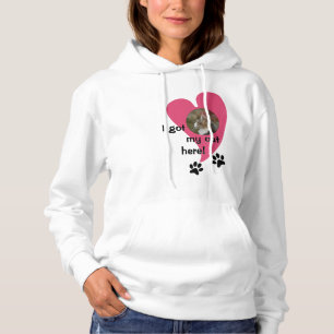 Jag har min katt här! FotoAnpassningsbar T Shirt