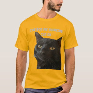 Jag Har Min Tänkande Katt På Roligt Skämt Citat T Shirt