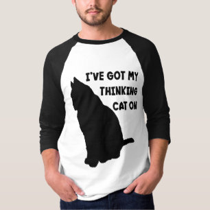 Jag Har Min Tänkande Katt På Roligt Skämt Citat T Shirt