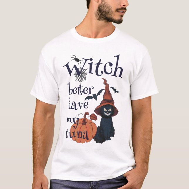 Jag har min tonfisk. t shirt (Framsida)