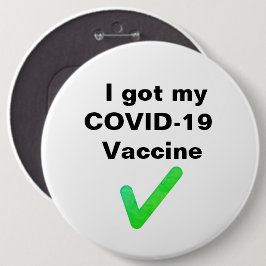 Jag har mitt COVID-19-vaccin. Pin Knapp