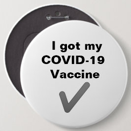 Jag har mitt COVID-19-vaccin. Pin Knapp