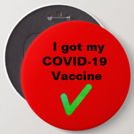 Jag har mitt COVID-19-vaccin. Pin Knapp