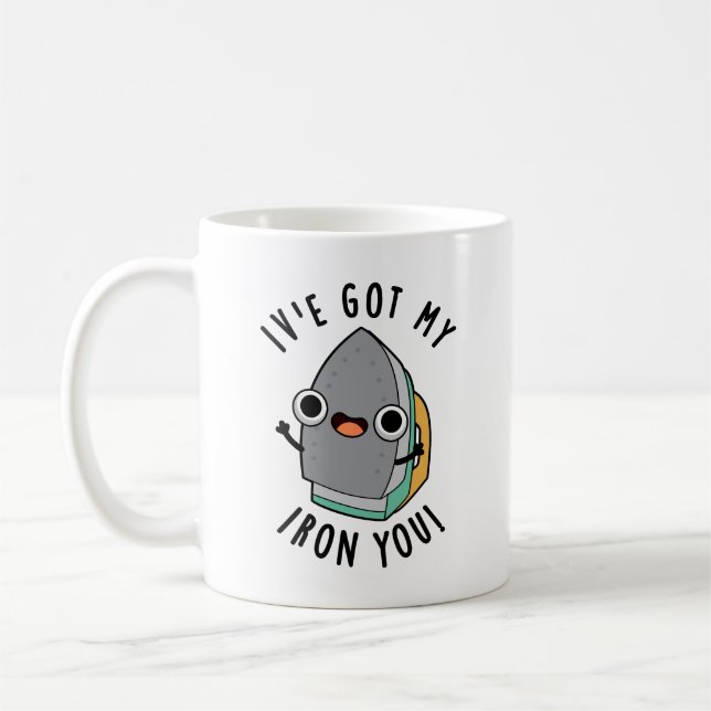 Jag Har Mitt Strykjärn Du Roliga Apparat Skämt Kaffemugg (Vänster)