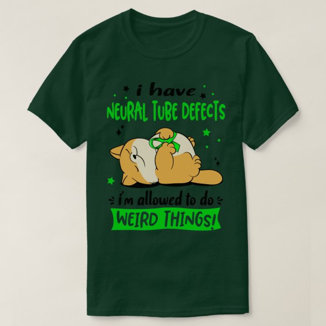 Jag har Neural Tube Defects som jag får göra Weir T Shirt (Design framsida)