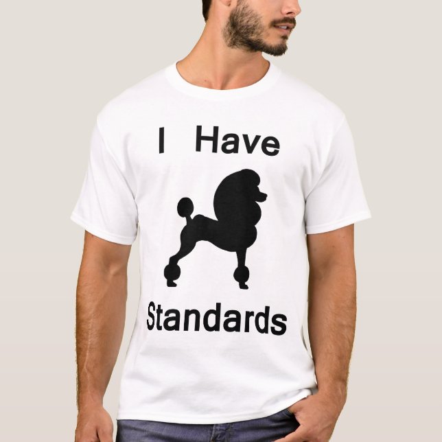 Jag har normal (pudeln) t-shirt (Framsida)