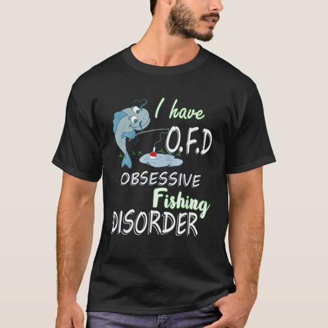 Jag har OFD: s överdrivna fiskstörning (FD), fjäll T Shirt (Framsida)