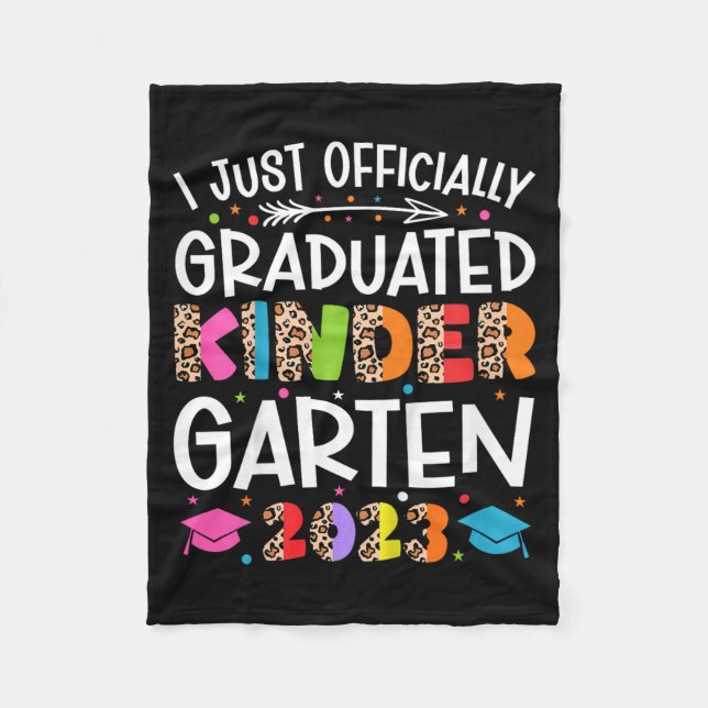 Jag har officiellt klassat Kindergarten Studenten  Fleecefilt (Framsidan)