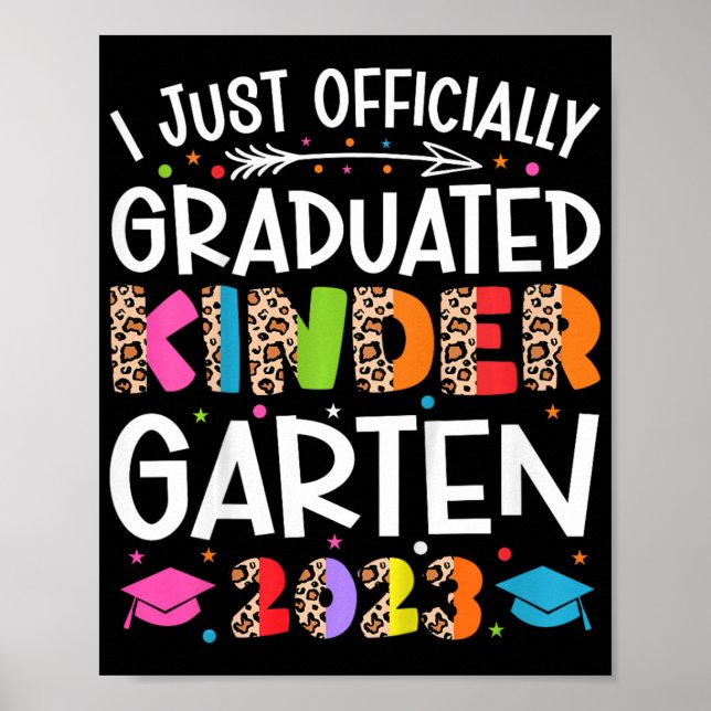 Jag har officiellt klassat Kindergarten Studenten  Poster (Framsidan)