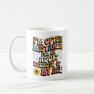 Jag har ofta fel i en Vuxen på grund av min ålder Kaffemugg