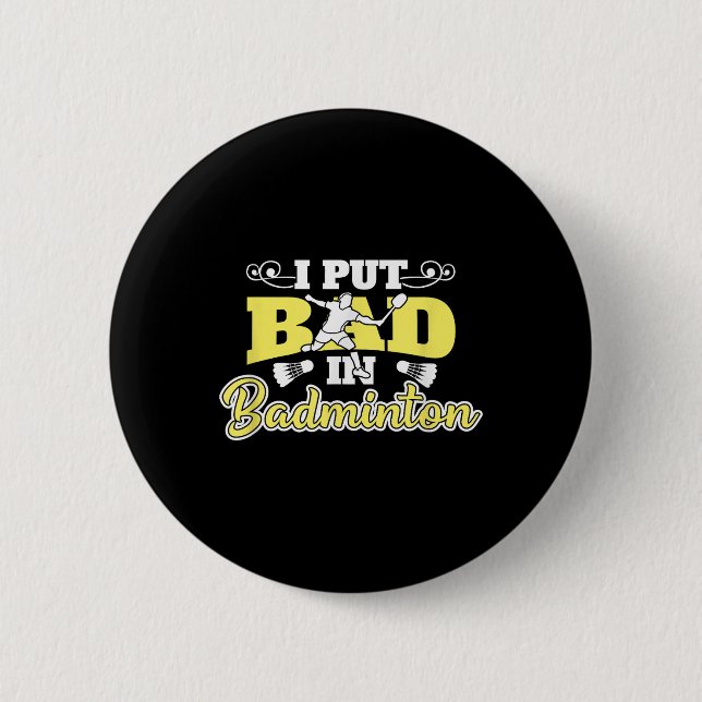 Jag har ont i Badminton Knapp (Framsida)