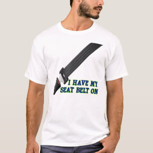 Jag har på min säkerhetsbälte t shirt
