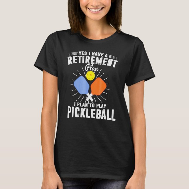Jag har Pension plan jag planerar att spela med Pi T Shirt (Framsida)