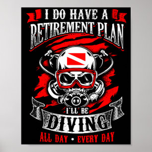 Jag har Pension-plan som lever hela dagen Poster