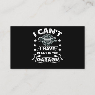 Jag har planer i Garage Pappa-mekanismen Visitkort