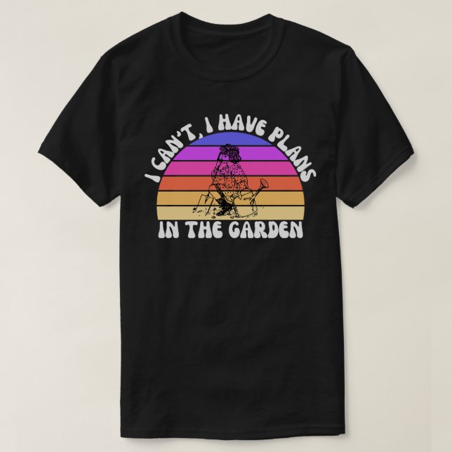 Jag har planer i trädgården 2 t shirt (Design framsida)