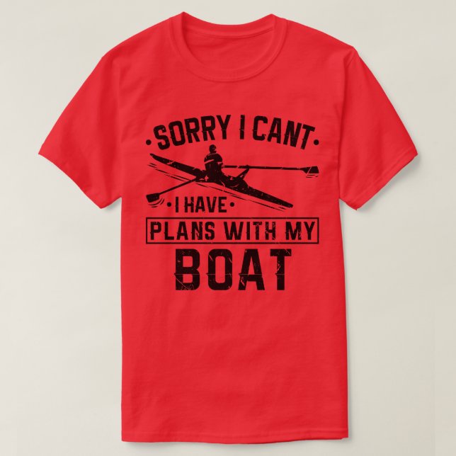 Jag har planer med min bogserbåtsbesättning. t shirt (Design framsida)
