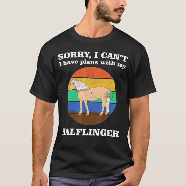 Jag har planer med min halflingerhäst t shirt (Framsida)