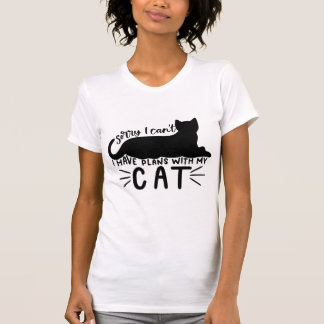 Jag har planer med mitt katt t shirt
