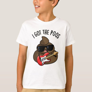 Jag Har Poos Funny Poop Blues Pun T Shirt
