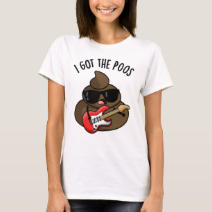 Jag Har Poos Funny Poop Blues Pun T Shirt
