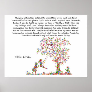 Jag har Poster av Autism Wall Art