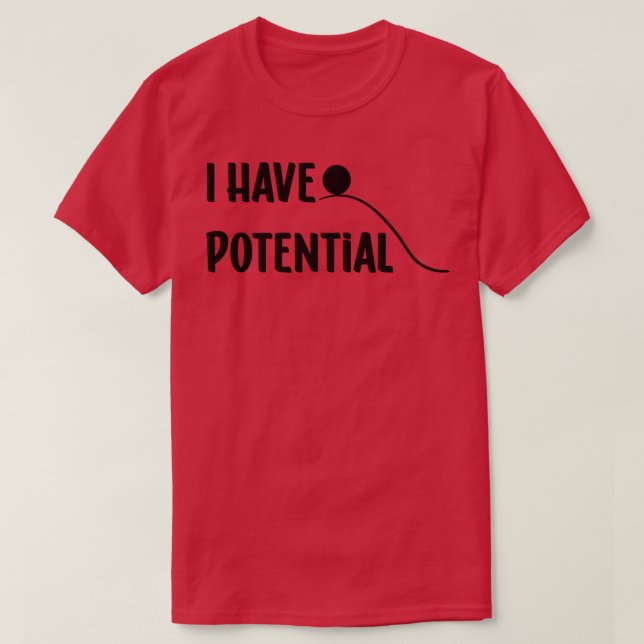 Jag har potential 1 t shirt (Design framsida)