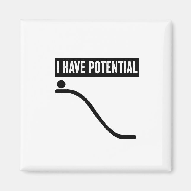 Jag har potential magnet (Framsidan)